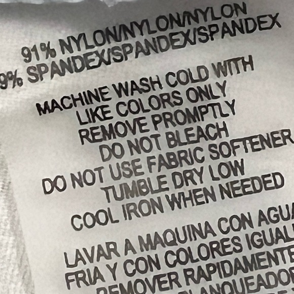 Calvin Klein Performance Leggings Abstract Print White Rose Gray Black Size XL - Picture 6 of 6